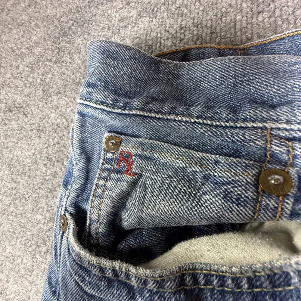 Polo Ralph Lauren Classic Fit 867 Blue Jeans Mens 34x30 Medium Wash Straight Leg